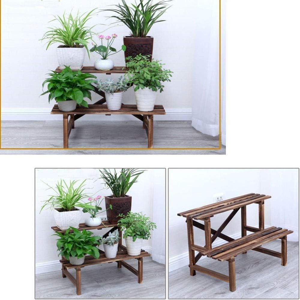 ANXWA Escalera De 2 Niveles Estantes De Flores/Plantas/Estante ...
