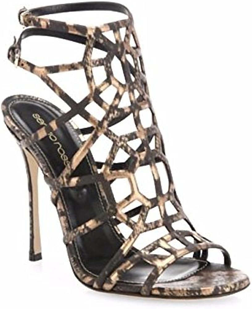sergio rossi crystal puzzle heels