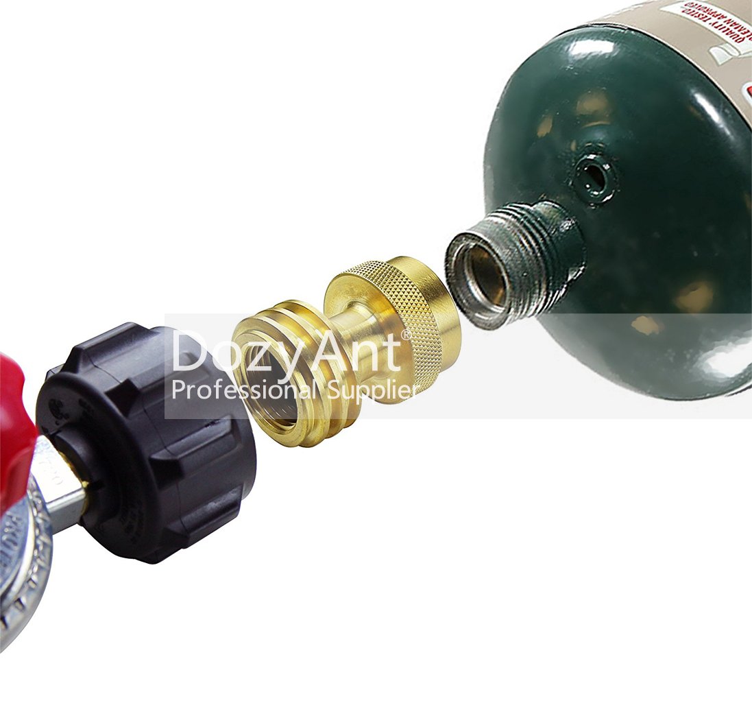 DozyAnt Steak Saver Adapter 1 lb to 20 lb Propane Tank Adapter for