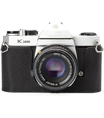 希少・美品ASAHI PENTAX K (King) ジャンク品・革ケース付 PENTAX K-50 ケース K-30 カメラケース K-5 II s K-5II カバー カメラ