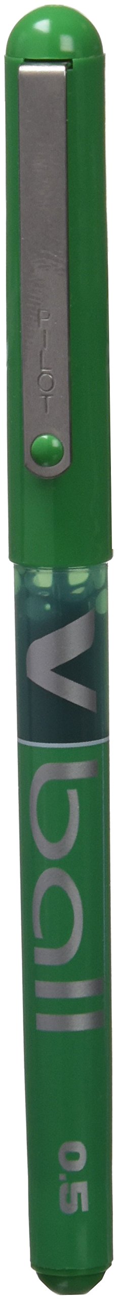 Pilot Vball 5 Liquid Ink Rollerball 0.5 mm tip (Single Pen) - Green