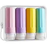 INSFIT 17PCS Travel Bottles For Toiletries, TSA Approved 90ml