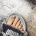 24pcs Summer Simple Dyeing Grey Marble False Toe Nail