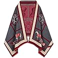 EXTREE Scarfs for Women Pashmina Silky Shawl Wrap for Evening Dressing Blanket Open Front Poncho Cape