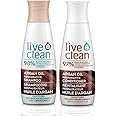 Live Clean Exotic Nectar Restorative Shampoo and Conditioner with Argan, Grape Seed, and Olive Oils, 12 oz each