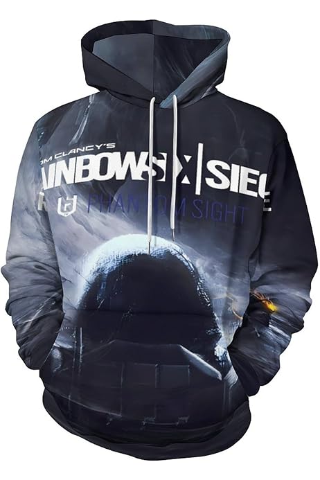 Bfcvzef Rainbow-Six Siege The Ultimate Men's Casual Fleece Hoodie - Soft  Cotton Blend For A Comfortable And Stylish Pullover S at Amazon Men's  Clothing store