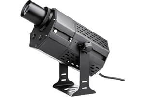 COLIFINE 200W LED Logo GOBO Projector Ip67 Waterproof DJ Effect Light Including Free Custom Glass GOBO to Project Image for Business Hotel Company Store Wedding Advertising Indoor and Outdoor Use