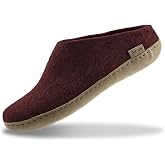 Glerups 100% quality wool mix Slipper with leather sole - Unisex Slip-on
