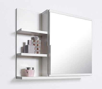 Armoire A Miroir Armoire De Salle De Bain Avec Miroir Armoire Suspendue Avec Miroir Miroir De Salle De Bain Miroir Avec Etageres Amazon Fr Cuisine Maison