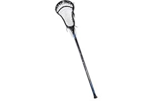 CAKLOR Lacrosse Complete Attack/Midfield Stick with Shaft & Head Mens-1 Stick,Black and White Soft net