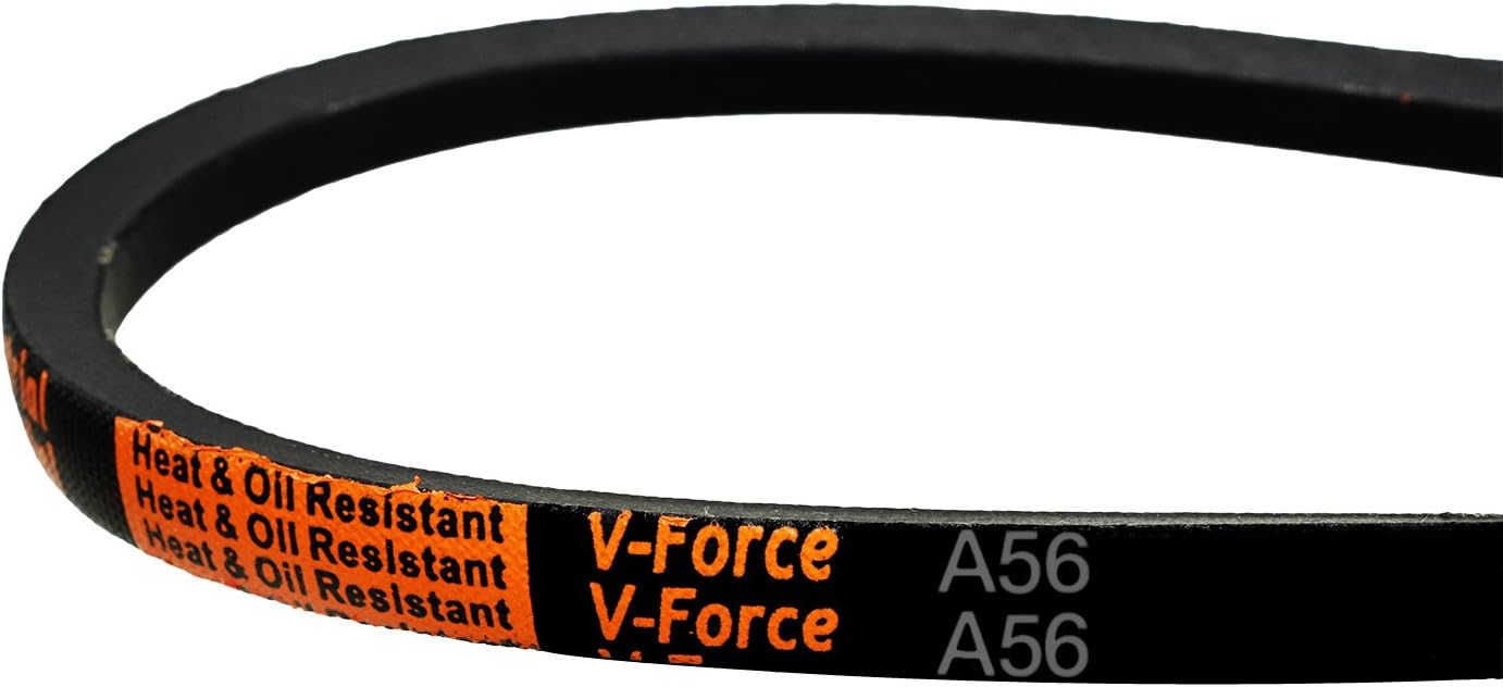 MVP Industrial A56/4L580 V-Force Premium V-Belt, 1/2" Top Width X 58" Outside Circumference