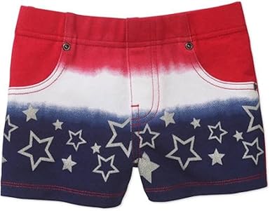 patriotic denim shorts