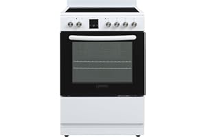 EQUATOR ADVANCED APPLIANCES Equator 24" Electric Cooking Range 4 Ceramic Burner CONVECTION OVEN+AIR FRYER White