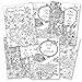 Color-it-yourself Greeting Card Assortment - 6 Cards & Envelopes