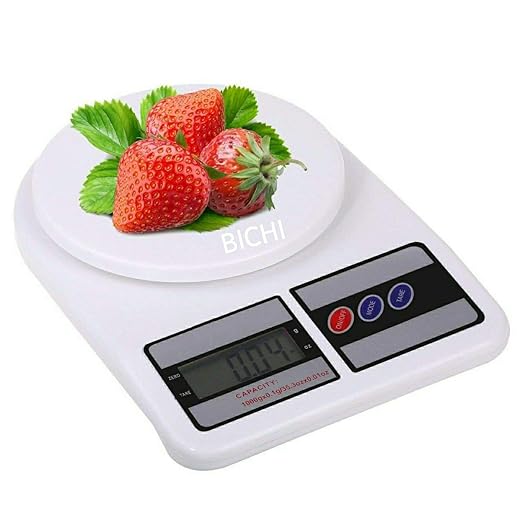 BICHI Electronic Digital Kitchen Scale, Kitchen Scale Digital Multipurpose, Weight Machines for