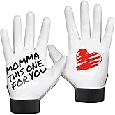 SLEEFS Football Receiver Gloves [1 Pair] - No Slip, Crazy Sticky Silicone Grip - Youth and Adult Sizes