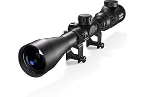 Aquilifer HT 3-9x40 Rifle Scope SFP, Red/Green Illuminated Optics Riflescope, 1 inch Tube Scope for Hunting, 1/4 MOA Clicks, Waterproof Fogproof Shockproof, 11mm Dovetail Rails Included