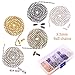 5 color 196 inch Ball Chain Necklaces 15 Foot - 3.2mm Ball (#6 Size) and 50 pcs ball chain connector clasps For Jewelry Findings Key Chains Tags Brag Tags Pendant Necklaces