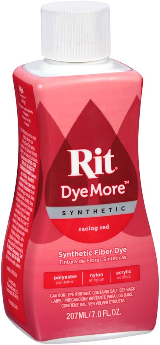 Rit Dye Synthetic 7oz-Racing Red, Other, Multicoloured, 207 ml (Pack of 1), 7 fl oz