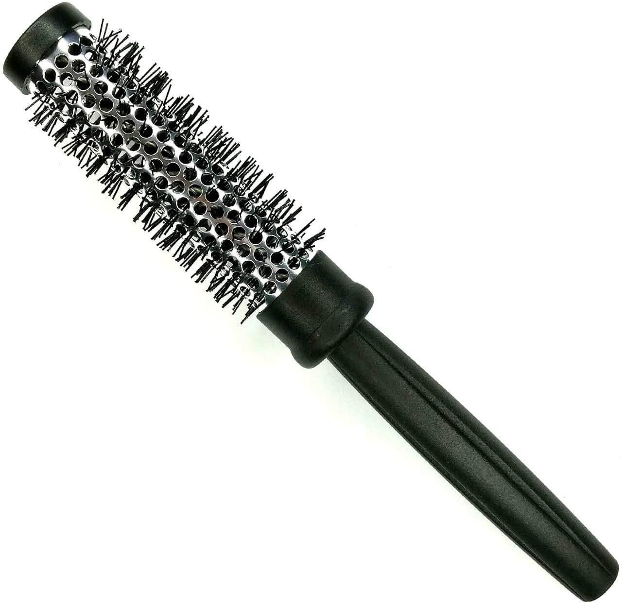 Hair Brush Diameter 25/38 mm Round Brush with Metal Body and Nylon Bristles