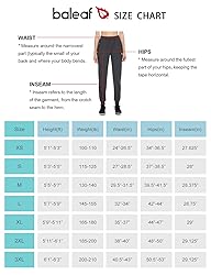 BALEAF Hiking Pants Women Joggers Workout Athletic