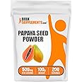 BulkSupplements.com Papaya Seed Powder - from Carica Papaya Seeds, Papaya Powder - Papaya Digestive Support, Gluten Free, 500mg per Serving, 100g (3.5 oz)