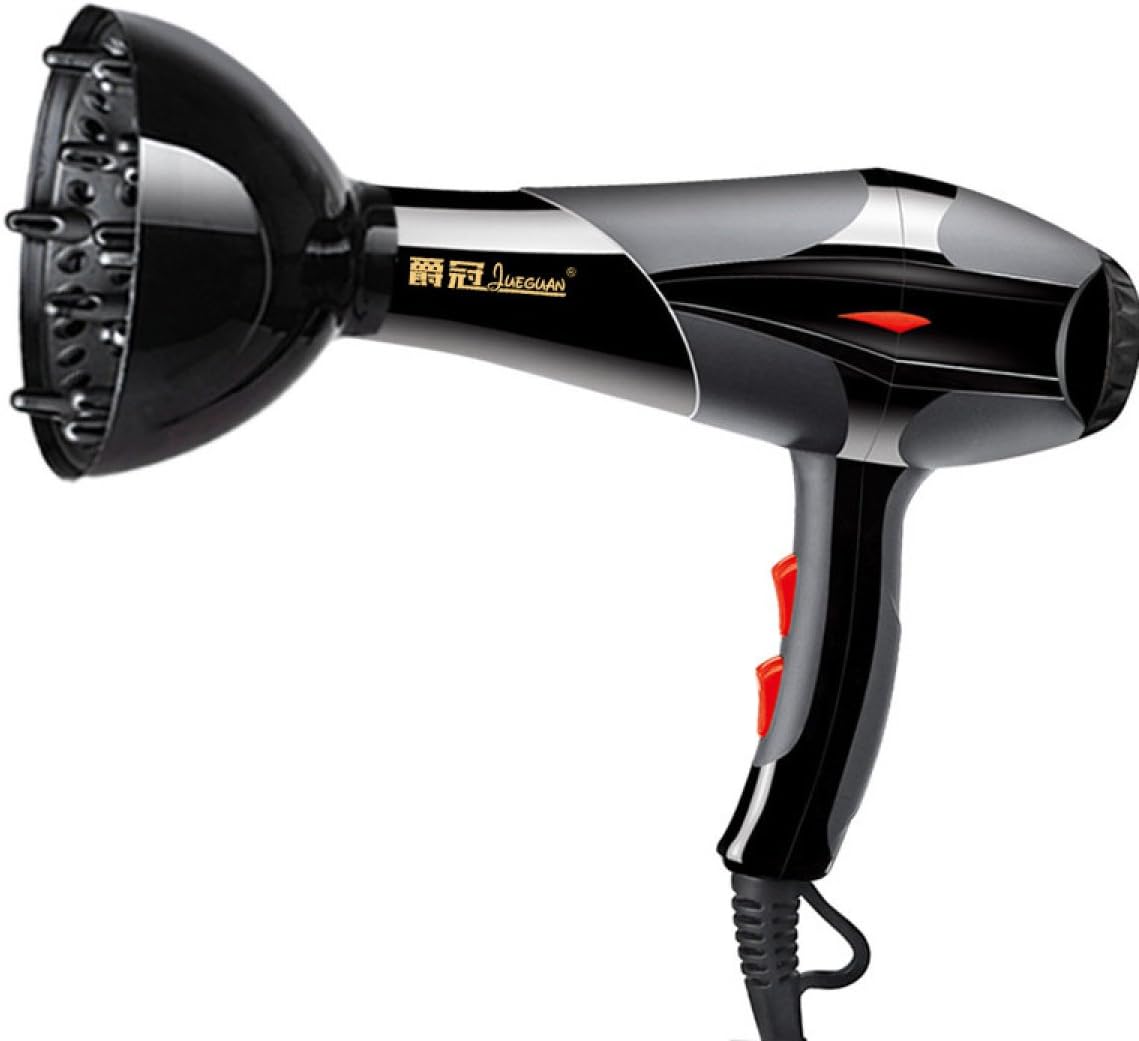 POCFG Hair Dryer Travel Hot And Cold Wind Family Salon High Power Rugged Hair Care Hair Care 3000W,Black-OneSize