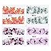 BORN PRETTY 50 Sheets Nail Art Sticker Flower Rose Daisy Dream Manicure Water Transfer Decal DIY Decoration