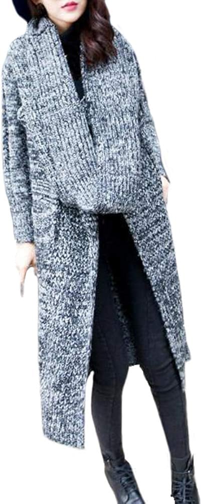 Wintermantel Damen Von GORGLITTER - Elegante Strickjacke Mit Knöpfen & Taschen - Weich & Warm