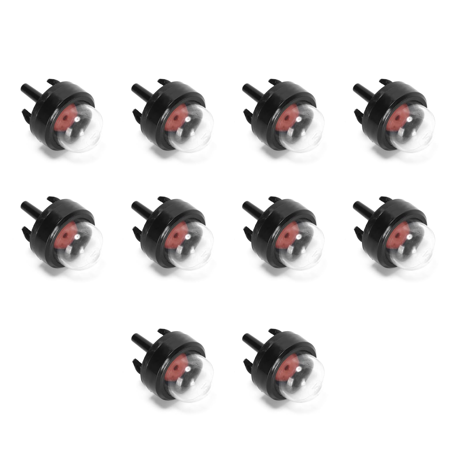 Ruimou 10pcs Carburetor Primer Bulbs 188-512 Snap in Primer Fuel Bulb Pump Kit for Chain Saw Hedge Trimmers, String Trimmer