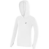 Roadbox Boys Rash Guard UPF 50+ Sun Hoodie Kids Fishing Shirt Long Sleeve | Youth Hooded UV Protection Swim Shirts, Lightweight Quick Dry Sunshirt for Beach Hiking Athletic Summer Outdoor