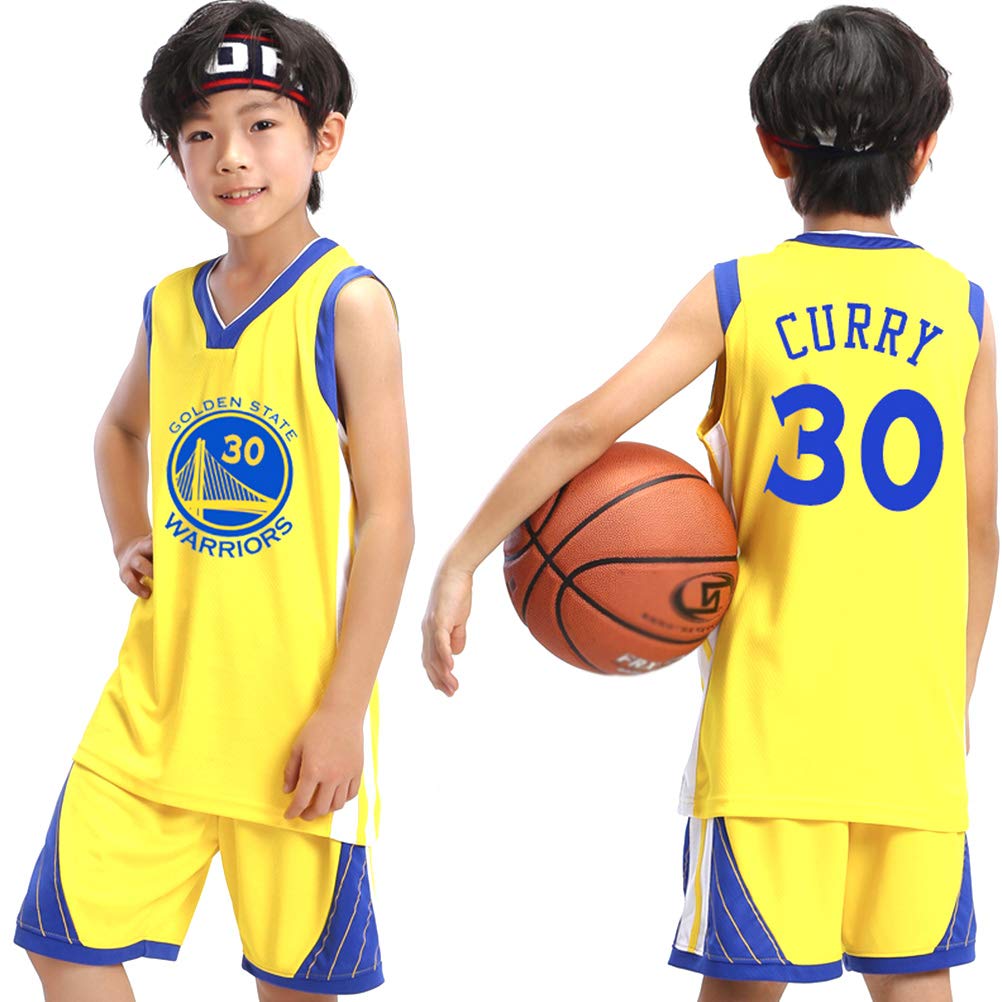 Short Zgjy Golden State Warriors Stephen Curry 30 Ensemble Short De Basketball Pour Enfants Garcons Filles Hommes Adultes Maillots De Basketball Tenue Dete Ensemble Haut Sports Et Loisirs Coffrets Cadeaux