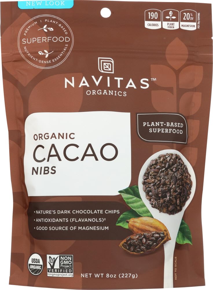 Photo 1 of **BB 4/26**NAVITAS CACAO NIBS, 8 OZ