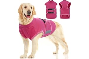 MIGOHI Dog Anxiety Relief Coat,Comfort Anxiety Vest for Dogs,Adjustable Anxiety Calming Wrap for Fireworks,Thunderstorm,Trave