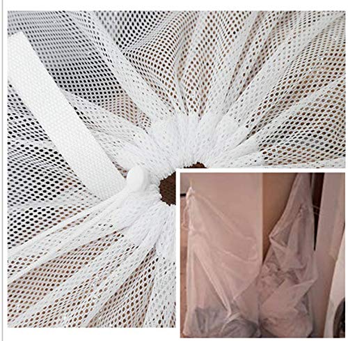 Extra Large Heavy Duty Mesh Laundry Bags Household Storage Bag Commercial Machine Washable Drawstring Netted Wash Laundry Liners for Colleage Dorms,Camp,Factory,Travels,2 Pack - Thumbnail 3