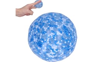 Hztyyier Soft Ball for Stress Relief for Entertaining Indoor Activities, Improves, Ages 3 and Up (Blue)