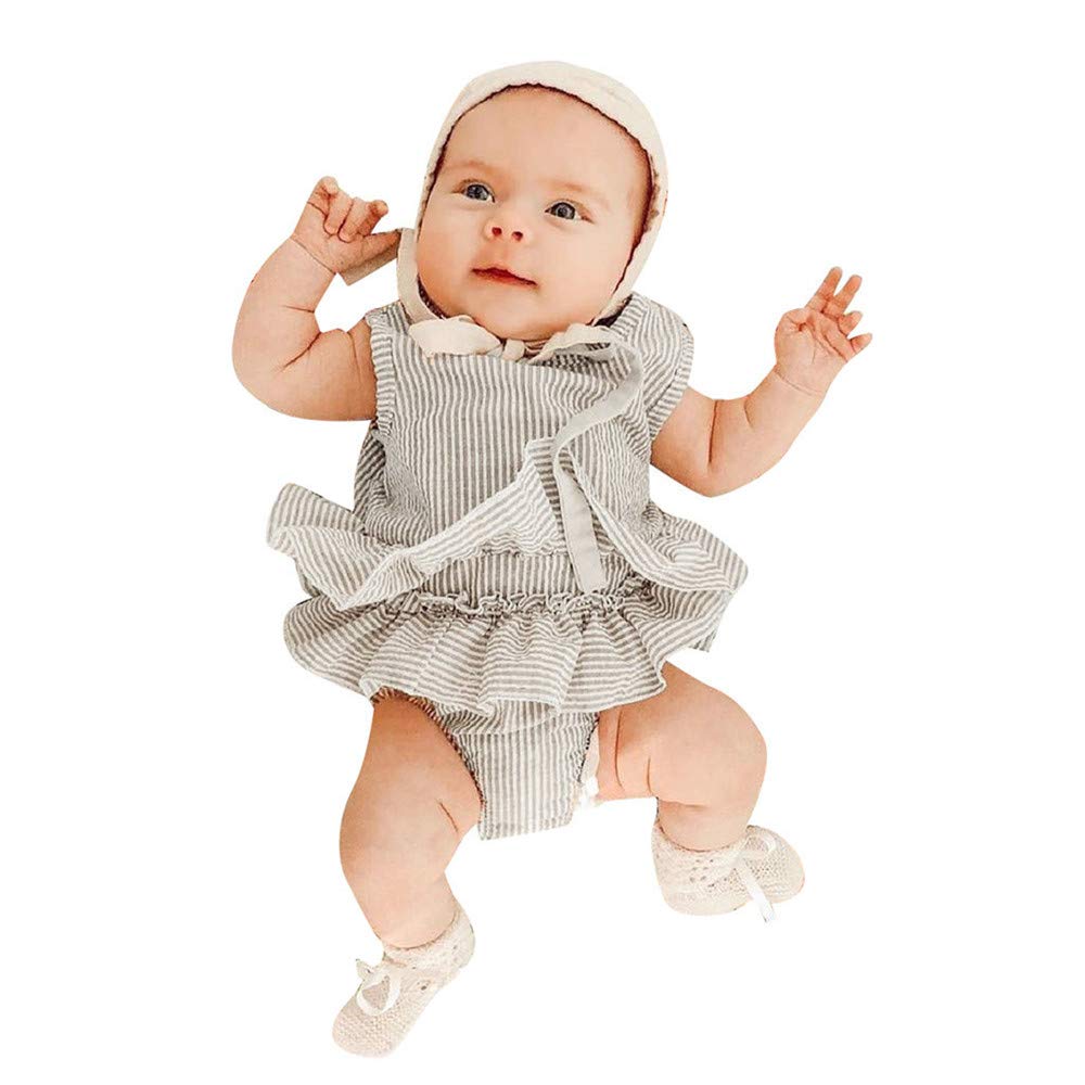 Conjunto De Ropa Bebe Nina Verano Felz Mono Para Bebes Recien Nacido Nina 0 24 Meses Body Estampado A Rayas Sin Mangas Original Ropa Conjunto Verano Pijamas Bebe Nina Ropa Bebe Courier365 In