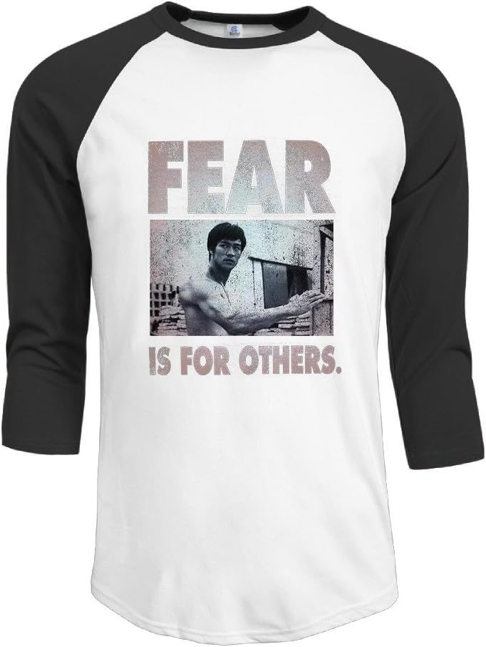 Bruce Lee - Fear is for Others 3/4 Baseball Tee Raglan Tee Shirts Baseball Jersey