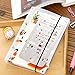 Chris.W Drawing Template Stencil Office Scale Ruler/ Bookmark, Stainless Steel Painting Graphics Stencils Template for DIY Photo Album /Diary/ Letter