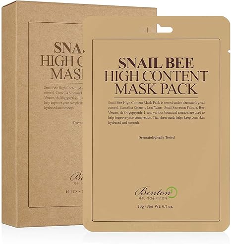 Download Benton Snail Bee High Content Sheet Mask Pack 10 Pcs Korean Cosmetic Korean Beauty Amazon Ca Beauty PSD Mockup Templates