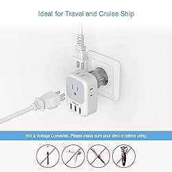 TESSAN Type E F Plug Adapter, Germany France Power