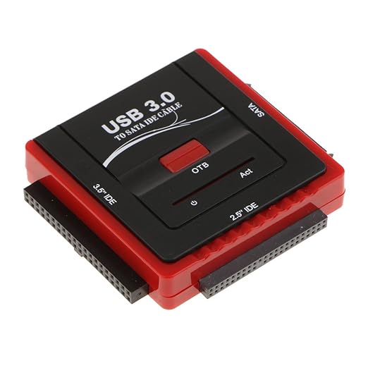 MagiDeal USB 3.0 zu Sata IDE Festplatten Konverter Adapter HDD Dockingstation Unterstützung 2,5'/ 3,5' SATA I/II / III und 2,