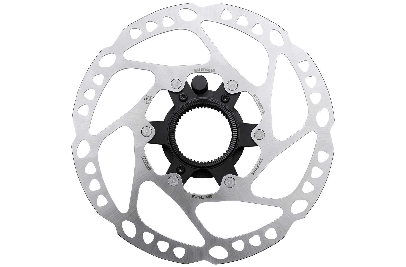 Shimano STEPS RT-EM600 Steps Centre-Lock disc rotor with lockring - 180 mm