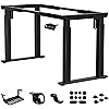 4-Leg Standing Desk Frame Dual Motor, Electric Adjustable Legs Compatible Desktop Size 39″-79″, 264 lbs Weight Capacity, Anti