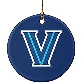 GRAPHICS & MORE Villanova University Primary Logo Porcelain Holiday Christmas Tree Ornament - 2.8" (7.1 cm)