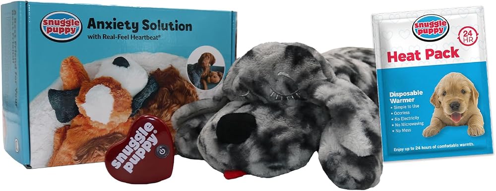 Snuggle Puppy Original Heartbeat Stuffed Toy for Dogs Merle Brand