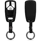 ASARAH Mazda Autoschlüssel Hülle Carbon - Mit Silikonschutz | Kompatibel Mit Verschiedenen Modellen