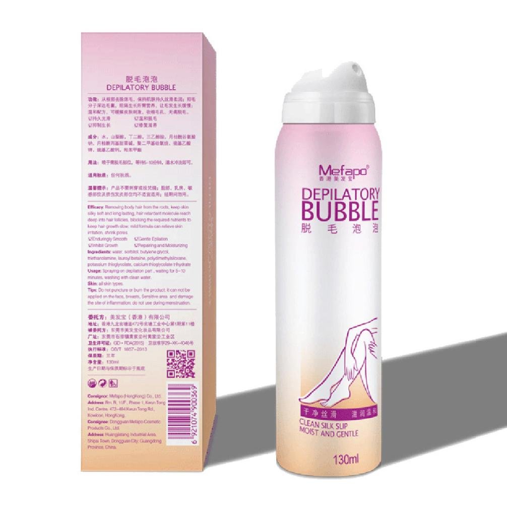 Binmer Mefapo No Damage No Pain Anti Allergic Mousse Spray Foam Mousse Creams Depilatories - Image 5