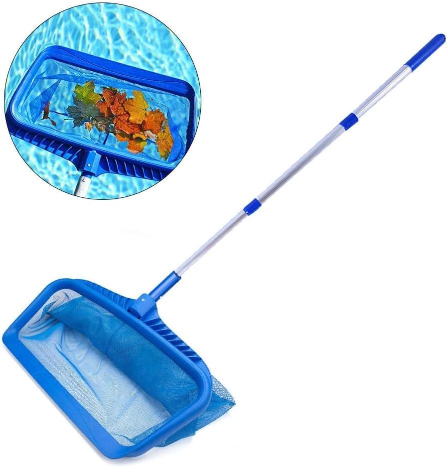 Reeseiy Swimming Pool Landing Net With Rod Pool Net Gardening Chic