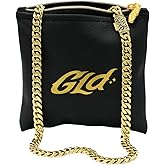 GLD Cuban Link Chain for Men and Women - Gold-Plated Micro Cuban Chain with Premium Storage Travel Pouch - Snatch-Proof Clasp, Sweat-Proof and Fade-Resistant - Lifetime Quality, Designed in Miami